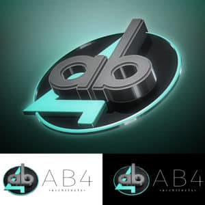AB4 Architects - 3D Logo v2 Preview