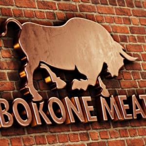 Bokone Meats - Pespective 3D Logo 1