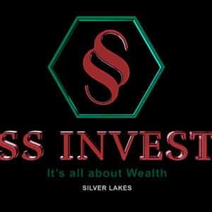 SS Invest - 3D Logo (Black Background)