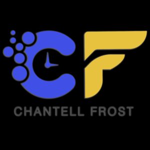 Chantell Frost Logo - Black Background