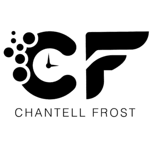 Chantell Frost Logo - No Background_Black - White
