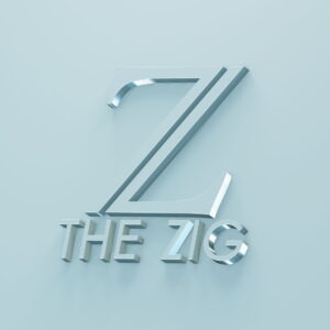 The Zig - 3D Logo (Light) - Background C - Angle2